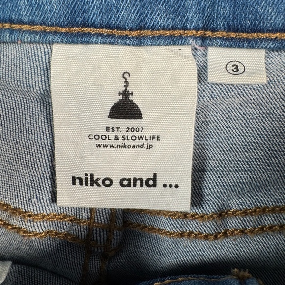 Niko and ... Jeans Womens 3 Blue Skinny High Rise Medium Wash Stretch - Picture 3 of 11